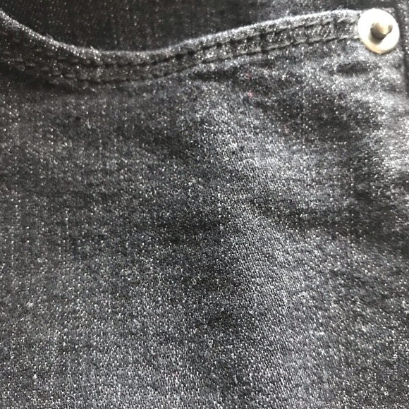 Forever 21 black women Jeans straight leg size 5 vintage 90s - Picture 3 of 4